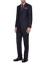 Figure View - Click To Enlarge - ISAIA - 'Gregory' tartan plaid wool suit