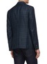 Back View - Click To Enlarge - ISAIA - 'Cortina' gingham check wool blend blazer
