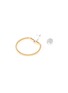 Detail View - Click To Enlarge - ROBERTO COIN - 'Classique Parisienne' diamond 18k yellow gold twist hoop earrings