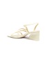  - MERCEDES CASTILLO - 'Kelise' strappy croc embossed leather sandals