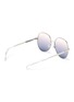 Figure View - Click To Enlarge - HAZE COLLECTION - x Cynthia Rowley 'Havana' ombré metal oversized round sunglasses