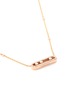 Detail View - Click To Enlarge - MESSIKA - 'Baby Move Pavé' diamond 18k rose gold necklace