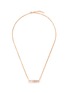 Main View - Click To Enlarge - MESSIKA - 'Move Pavé' diamond 18k rose gold necklace