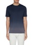 Main View - Click To Enlarge - THEORY - 'Essential' dip dye Pima cotton T-shirt