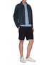 Figure View - Click To Enlarge - THEORY - 'Nevins' drawstring twill shorts