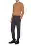 Figure View - Click To Enlarge - THEORY - 'Page' pleated cropped houndstooth pants