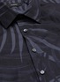  - THEORY - 'Menlo' palm leaf print short sleeve shirt