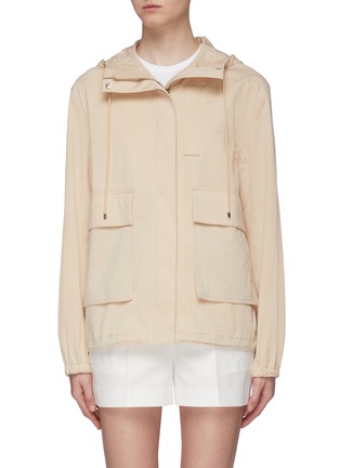 Main View - Click To Enlarge - THEORY - 'Utility' hooded twill anorak