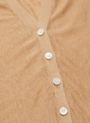  - THEORY - Dolman sleeve linen blend cardigan