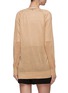 Back View - Click To Enlarge - THEORY - Dolman sleeve linen blend cardigan
