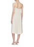 Back View - Click To Enlarge - THEORY - 'Combo' contrast bodice silk georgette slip dress