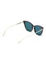 Figure View - Click To Enlarge - FOR ART'S SAKE - 'French Kiss' acetate front metal cat eye sunglasses