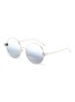 Main View - Click To Enlarge - FOR ART'S SAKE - 'Love Story' heart embellished temple metal round sunglasses