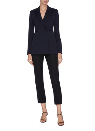 Figure View - Click To Enlarge - THE ROW - 'Ben' peak pocket cropped suiting pants