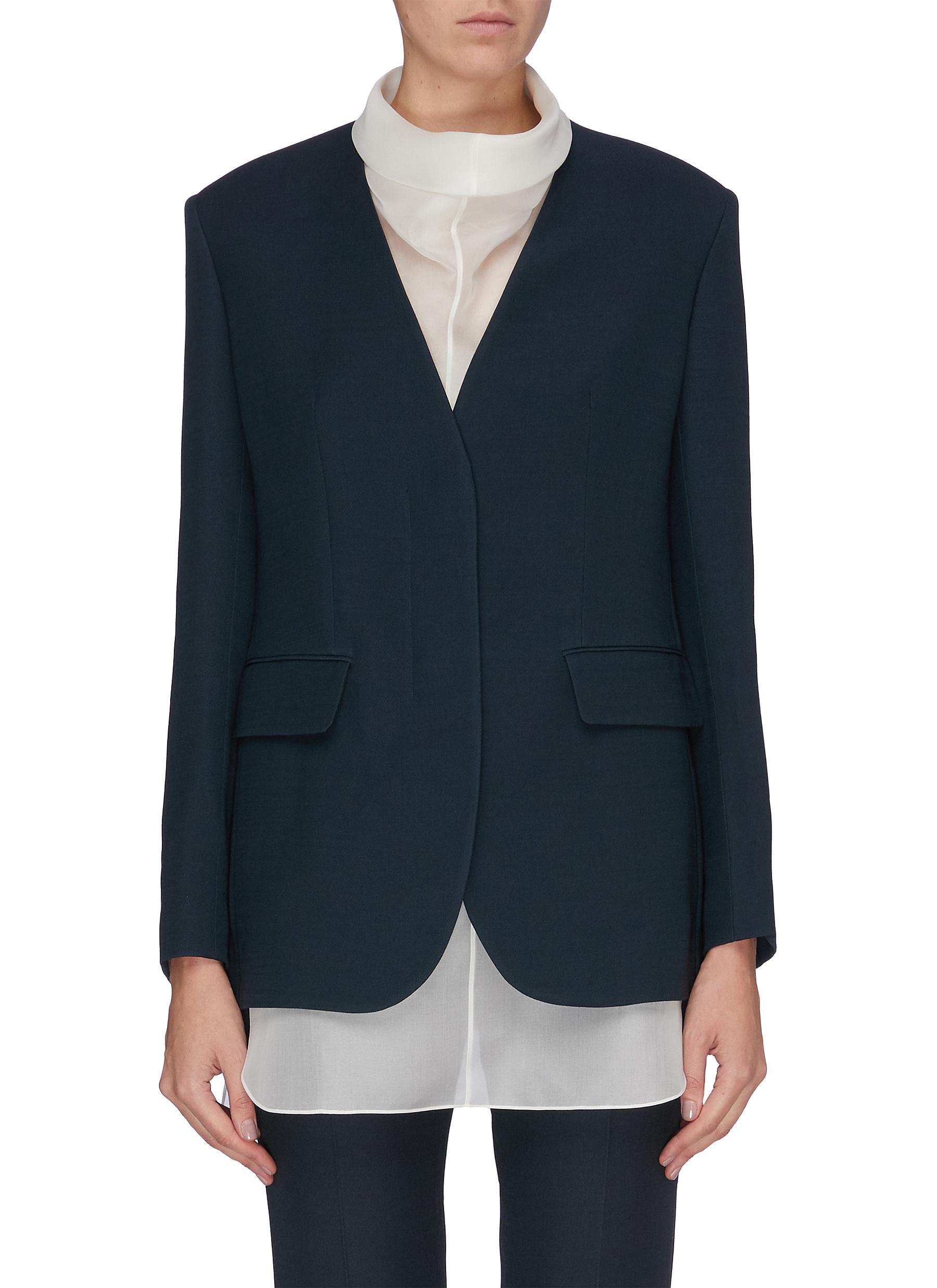 Murray single-breasted wool silk blend blazer by The Row
