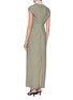 Back View - Click To Enlarge - THE ROW - 'Luna' embroidered neck twist back gown