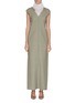 Main View - Click To Enlarge - THE ROW - 'Luna' embroidered neck twist back gown