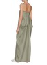 Back View - Click To Enlarge - THE ROW - 'Lu' wool silk blend strapless drape gown