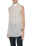 Front View - Click To Enlarge - THE ROW - 'Mora' sleeveless silk turtleneck top