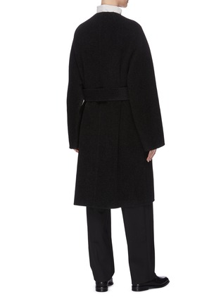 Back View - Click To Enlarge - THE ROW - 'Laurence' belted wrap around coat