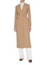 Figure View - Click To Enlarge - THE ROW - 'Nadine' slanted placket besom pocket long coat