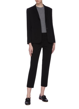 Figure View - Click To Enlarge - THEORY - 'Classic' notched lapel shrunken knit blazer
