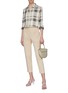 Figure View - Click To Enlarge - THEORY - 'Classic' tartan plaid oversized herringbone shirt