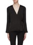 Main View - Click To Enlarge - THEORY - Side tie wrap top
