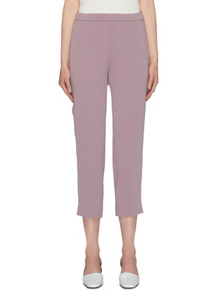 Main View - Click To Enlarge - THEORY - 'Basic Pull On' slim fit crepe pants