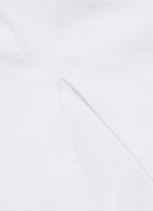  - ROSETTA GETTY - Side tie asymmetric apron wrap panel sleeveless top