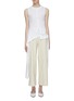 Main View - Click To Enlarge - ROSETTA GETTY - Side tie asymmetric apron wrap panel sleeveless top