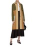 Figure View - Click To Enlarge - ROSETTA GETTY - Belted colourblock patch pocket trench coat