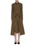 Main View - Click To Enlarge - ROSETTA GETTY - Tie apron wrap panel shirt dress