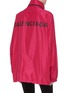 Back View - Click To Enlarge - BALENCIAGA - Retractable hood logo print back windbreaker jacket