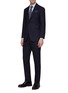 Figure View - Click To Enlarge - RING JACKET - 'No. 269E' windowpane check wool suit