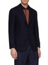 Front View - Click To Enlarge - RING JACKET - 'No. 278FCP' wool soft blazer