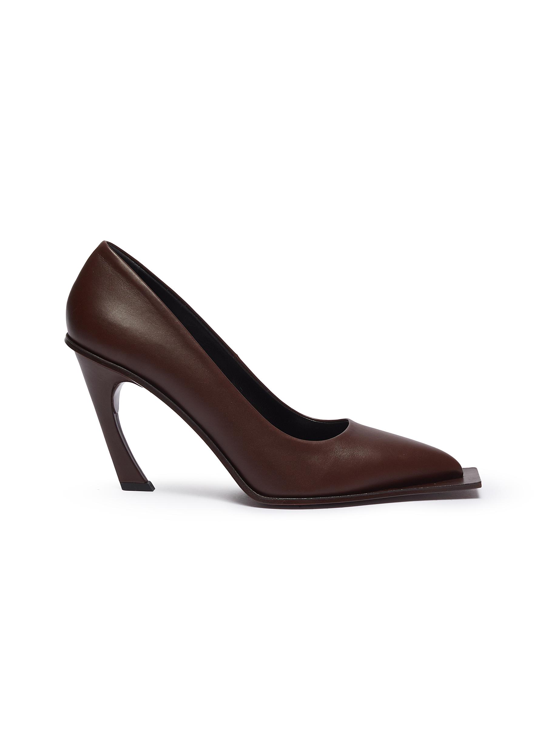 Extended outsole leather pumps by Acne Studios
