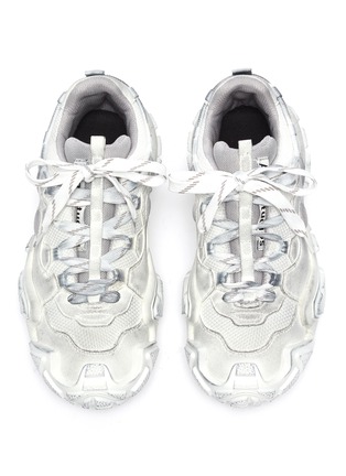 Detail View - Click To Enlarge - ACNE STUDIOS - Panelled distressed sneakers
