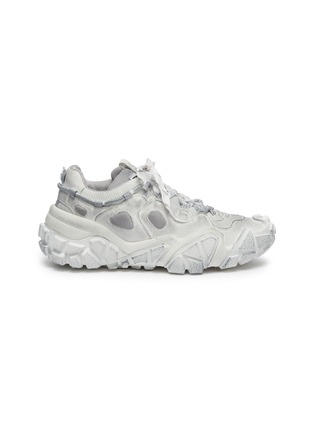 Main View - Click To Enlarge - ACNE STUDIOS - Panelled distressed sneakers