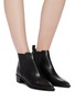 Figure View - Click To Enlarge - ACNE STUDIOS - Leather Chelsea boots