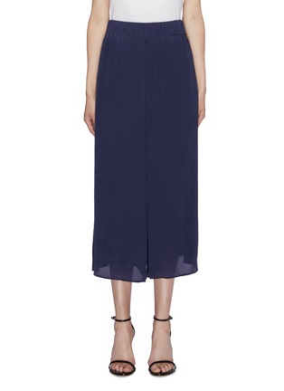 Main View - Click To Enlarge - DIANE VON FURSTENBERG - 'Victoire' pleated crepon culottes
