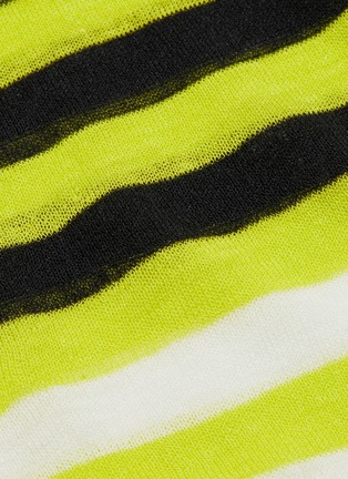  - DIANE VON FURSTENBERG - 'Kayla' colourblock stripe silk sweater