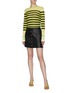 Figure View - Click To Enlarge - DIANE VON FURSTENBERG - 'Kayla' colourblock stripe silk sweater