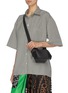 Figure View - Click To Enlarge - ACNE STUDIOS - Knot side micro leather shoulder bag