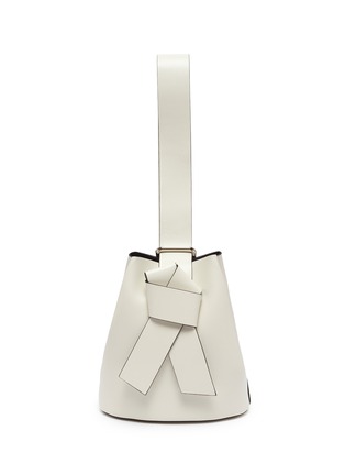 Main View - Click To Enlarge - ACNE STUDIOS - Single knot strap leather backpack