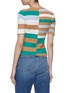 Back View - Click To Enlarge - PH5 - 'Lily' colourblock stripe knit T-shirt