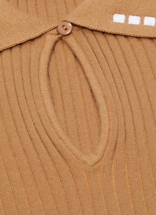 Detail View - Click To Enlarge - PH5 - 'Aliz' colourblock pleated knit midi skirt