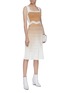 Figure View - Click To Enlarge - PH5 - 'Victoria' colourblock pleated knit tank dress