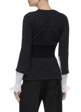 Back View - Click To Enlarge - PH5 - 'Jessie' layered sleeve sweater