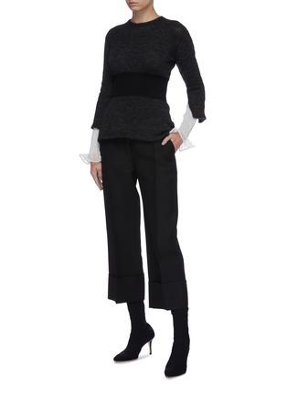 Figure View - Click To Enlarge - PH5 - 'Jessie' layered sleeve sweater